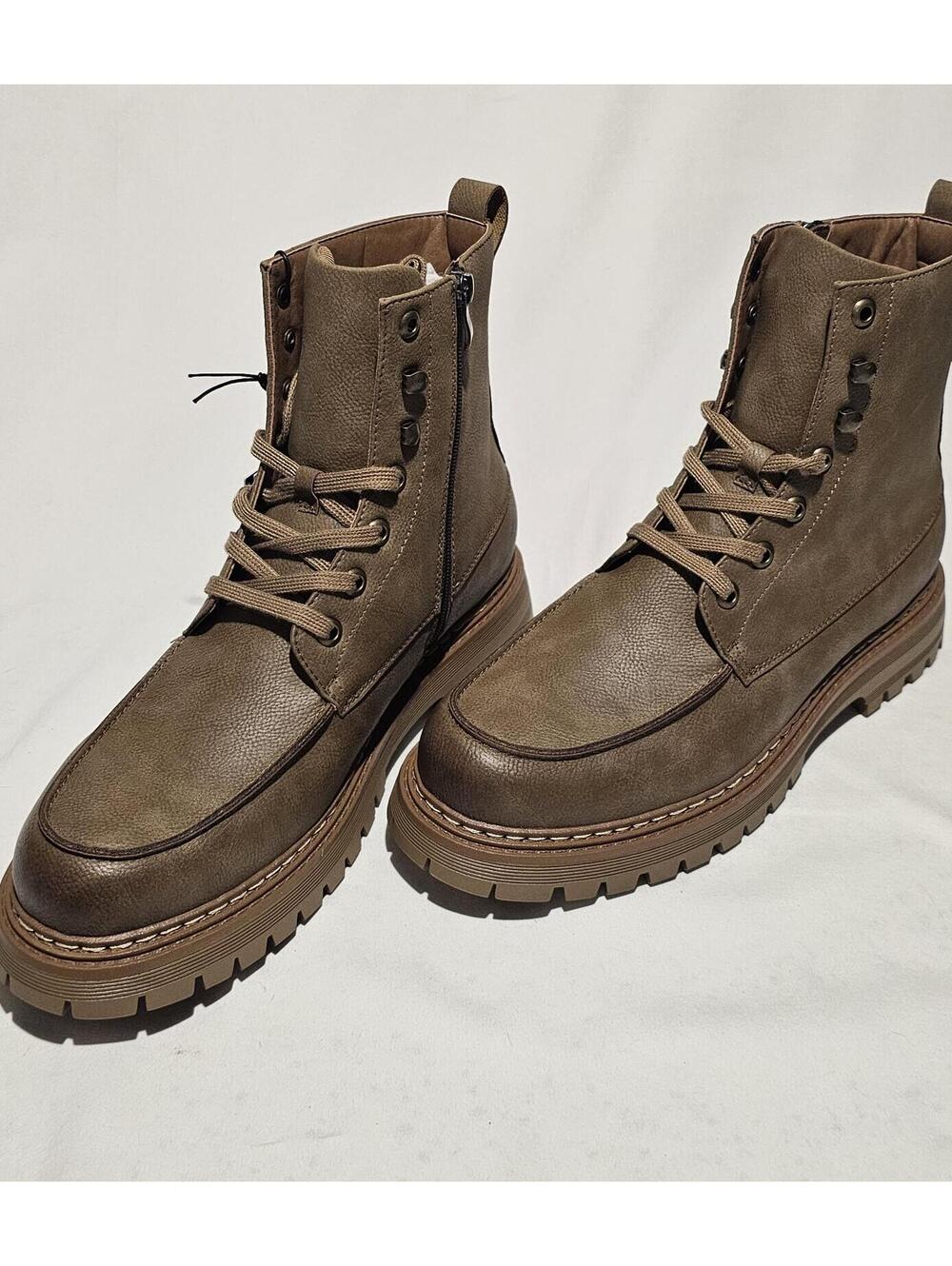 Men's Madden NYC Brown Lace-Up Boots US 12 - Picture 6 of 8